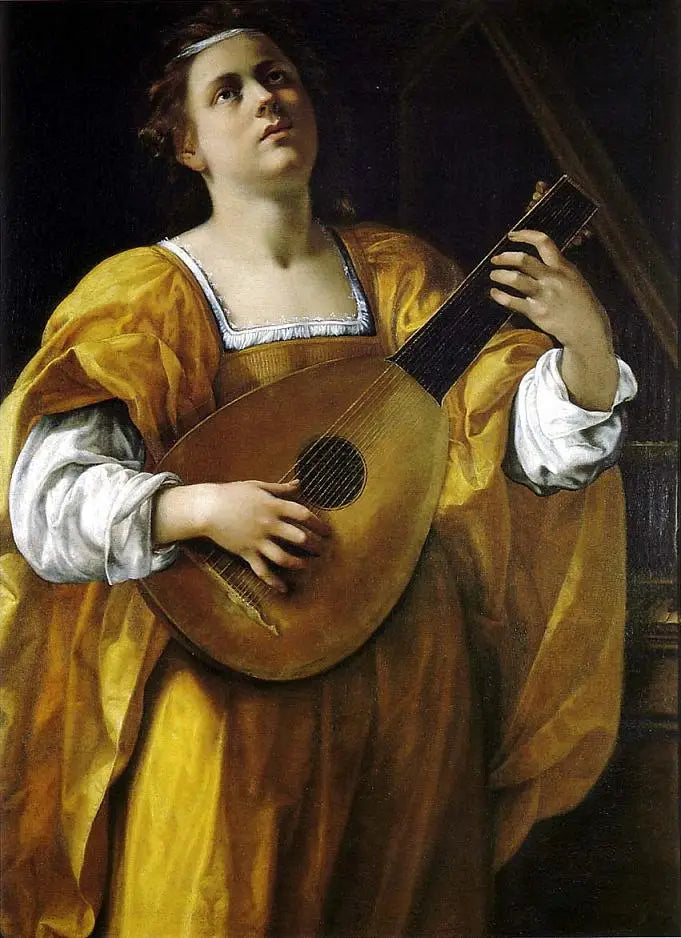 Santa Cecilia - Artemisia Gentileschi