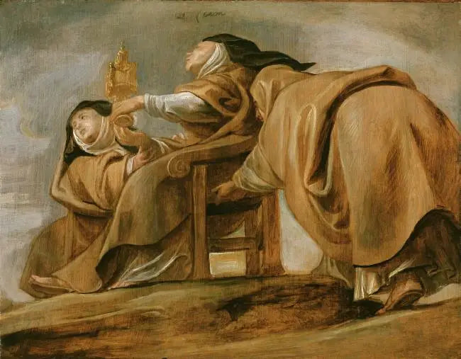 Santa Clara de Asís, 1620 - Peter Paul Rubens
