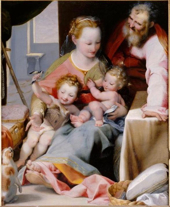 Santa Familia con gato - Federico Barroci