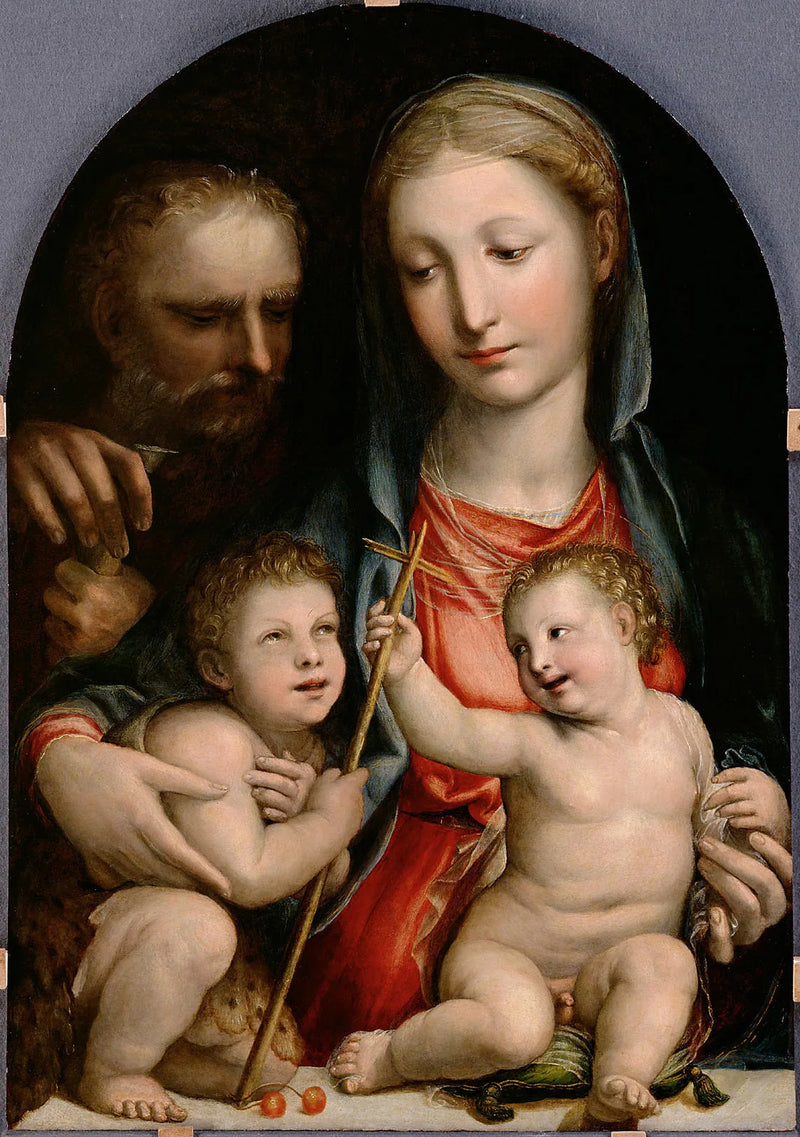 Santa Familia con San Juan Bautista niño - Il Sodoma (Giovanni Antonio Bazzi)
