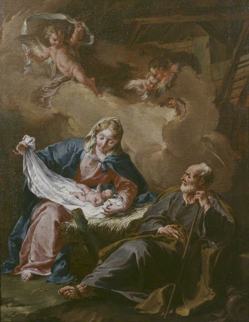 Santa Familia - Giovanni Battista Pittoni