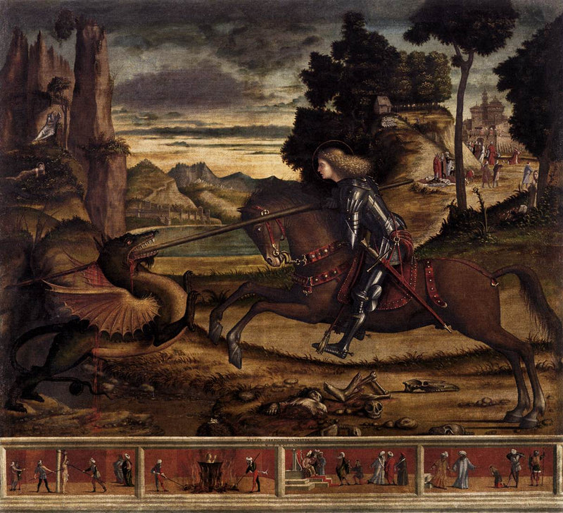 Santa Jorge mata al dragón - Vittore Carpaccio