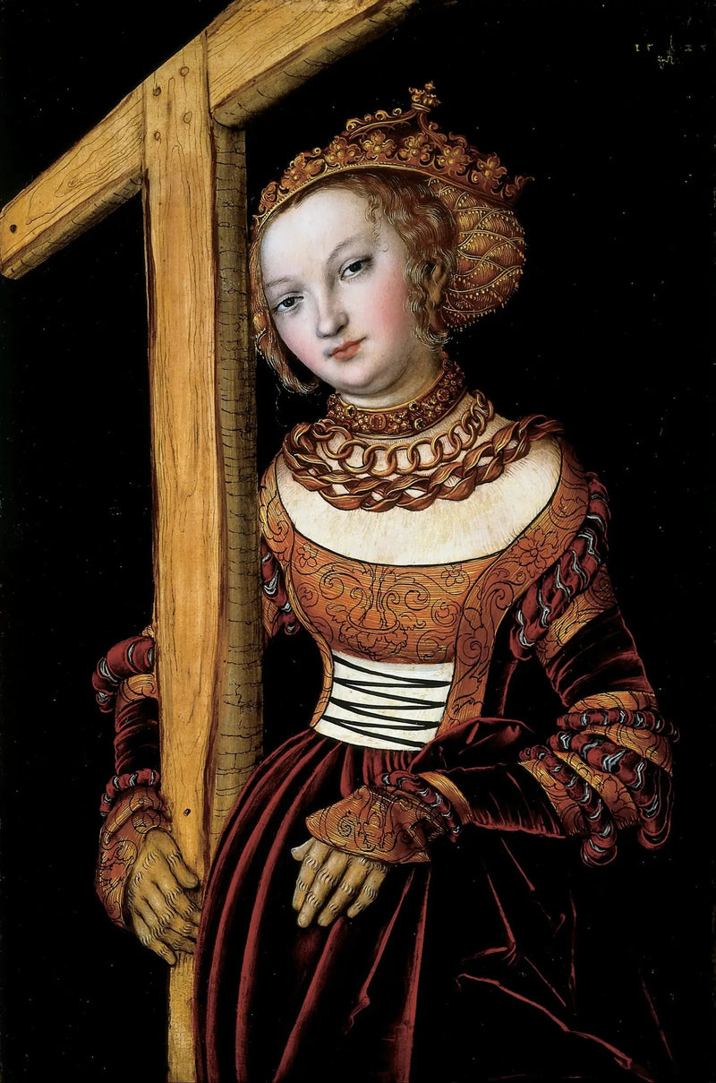 Santa Helena con la Cruz - Lucas Cranach el Viejo