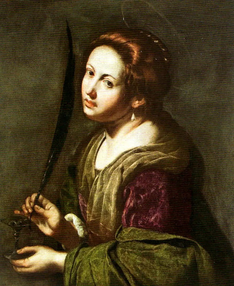 Santa Lucía. - Artemisia Gentileschi