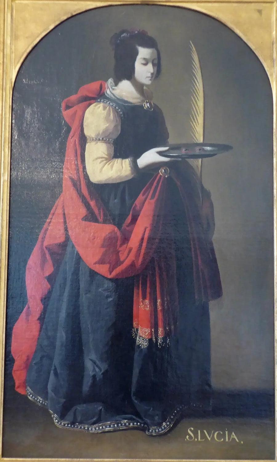 Santa Lucía (Chartres) - Francisco de Zurbarán
