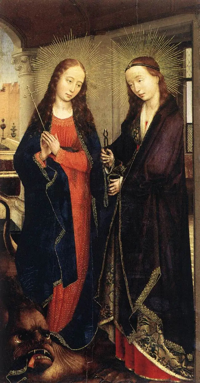 Santa Margarita y Santa Apolonia - Rogier van der Weyden
