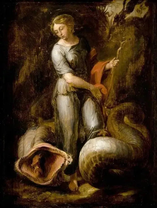 Santa Margarita y el Dragón - David Teniers el Joven