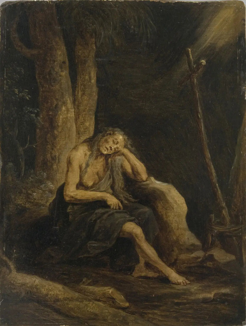 Santa María de Egipto en el desierto - David Teniers el Joven