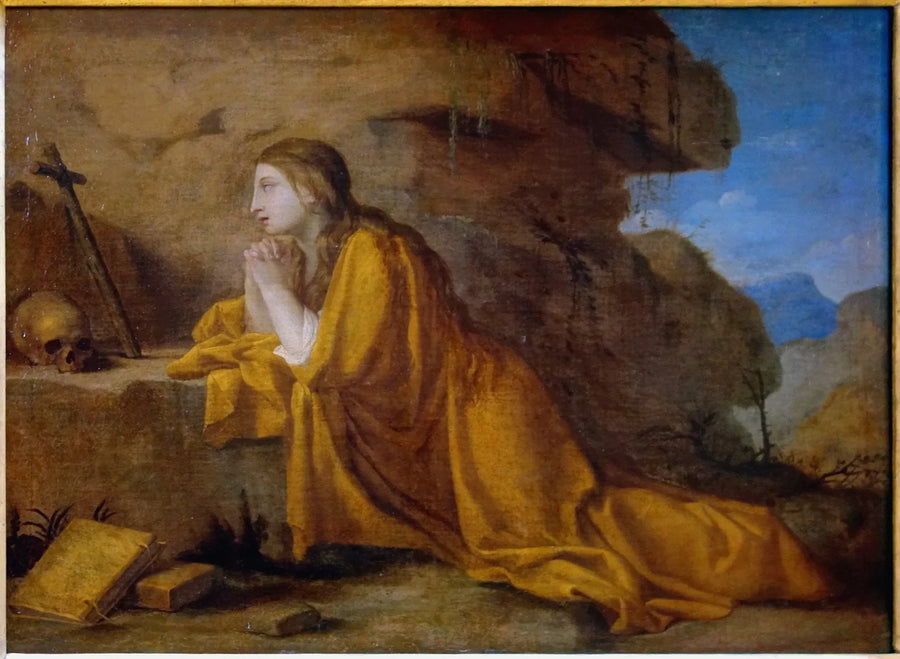 Santa María Magdalena en oración - Eustache Le Sueur