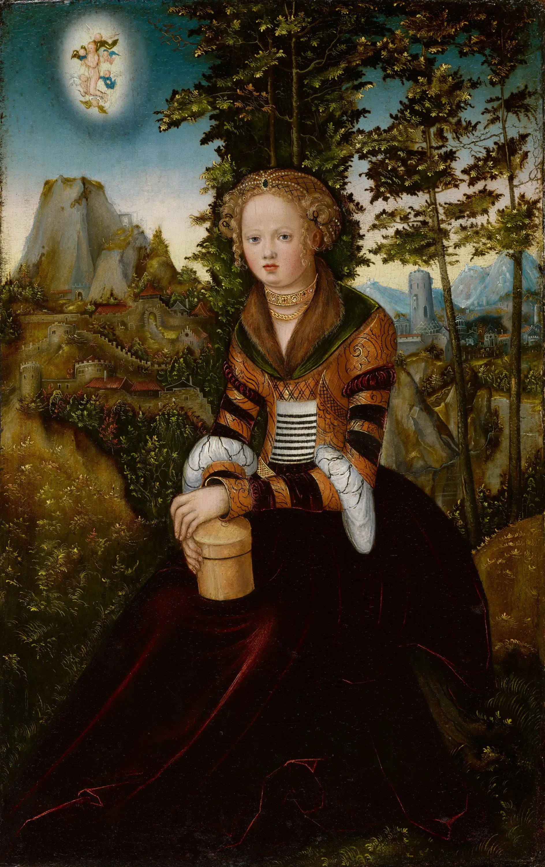 Sainte-Marie-Madeleine - Lucas Cranach the Elder image 1 reproduction artisanale de tableau