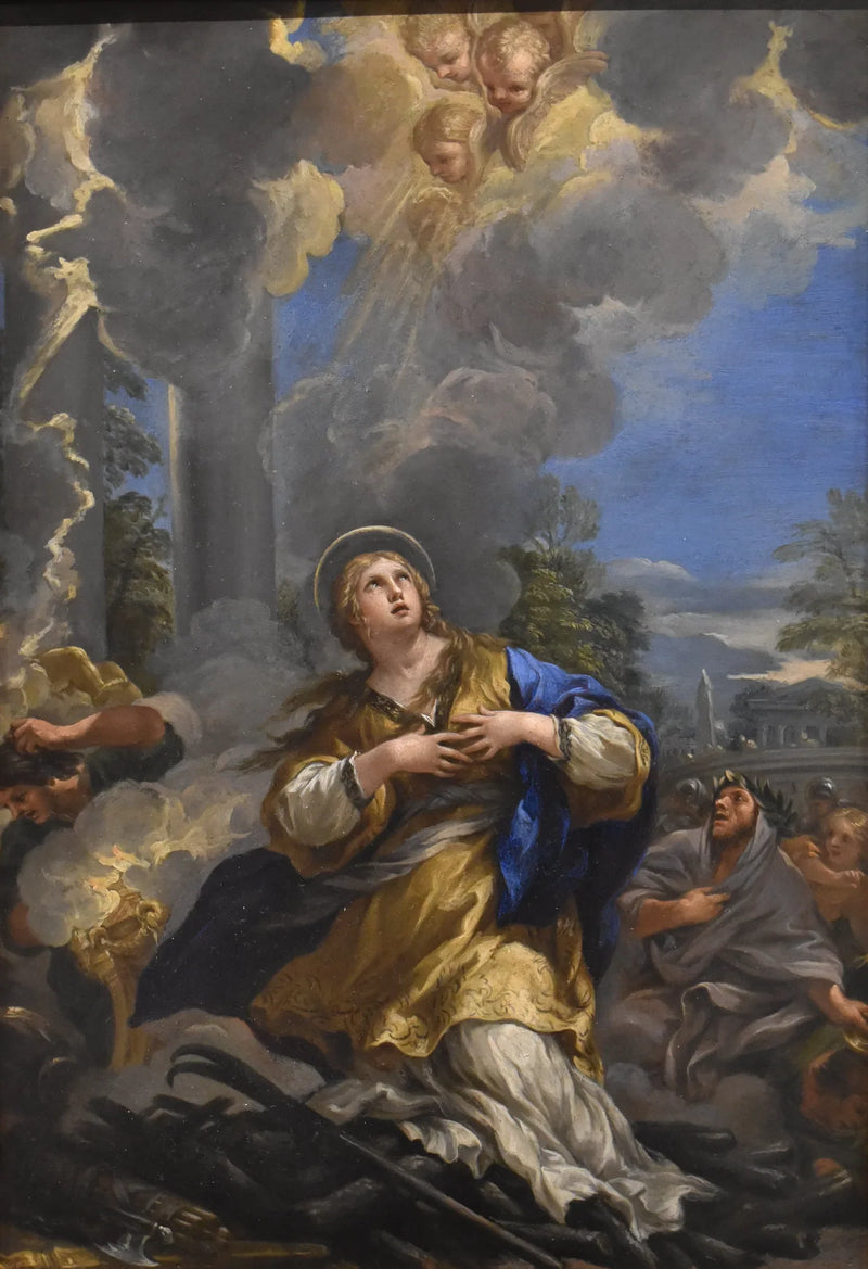 Santa Martina rechazando adorar a los ídolos - Pietro da Cortona