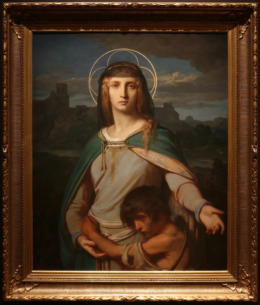 Santa Mónica en un paisaje - Alexandre Cabanel