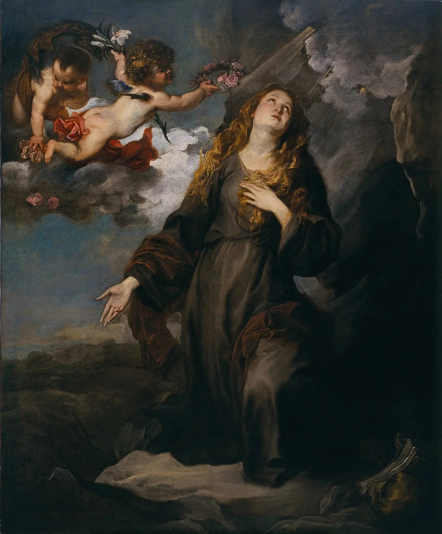 Santa Rosalie en gloria - Antoine van Dyck
