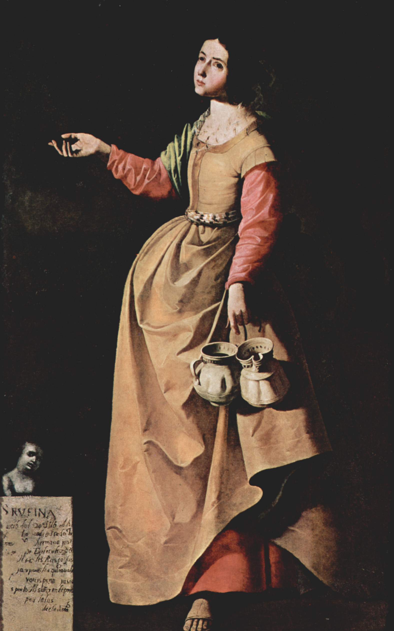 Sainte Rufina - Francisco de Zurbarán image 1 reproduction artisanale de tableau
