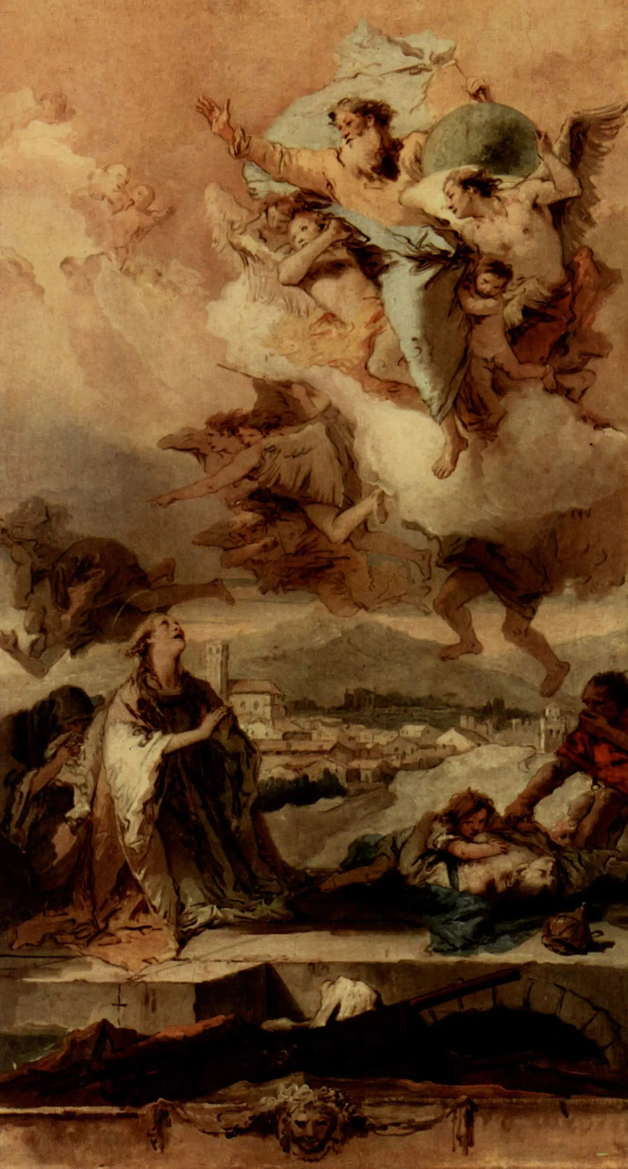 Santa Tecla orando por los pestilentes - Giovanni Battista Tiepolo