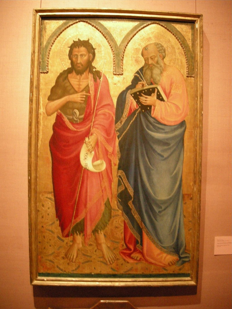 Santa Juana Bautista y Mateo - Bicci di Lorenzo