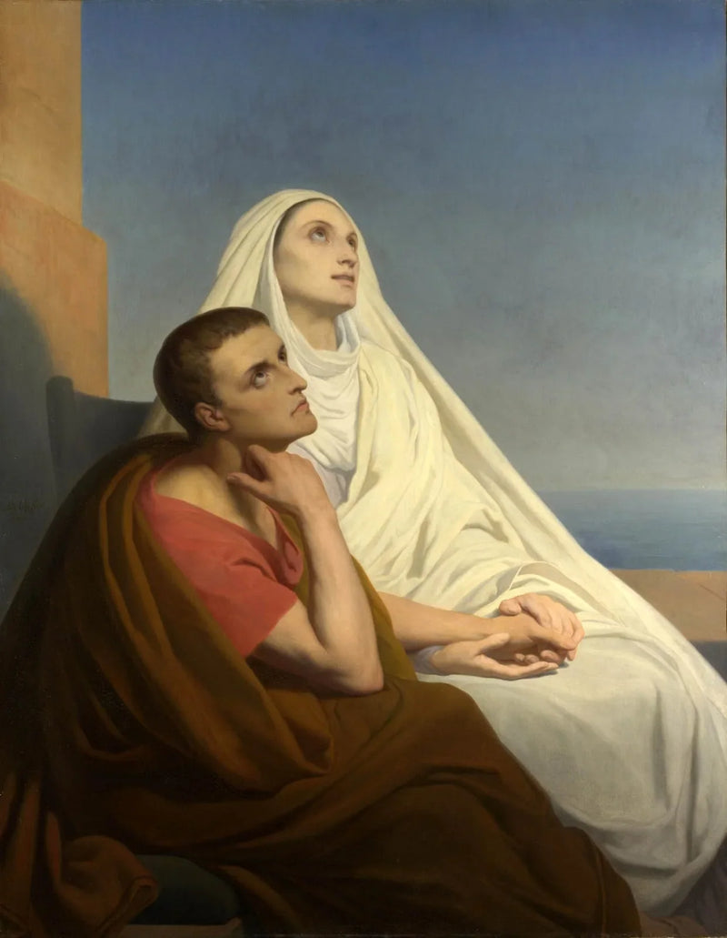 Santos Agustín y Mónica - Ary Scheffer