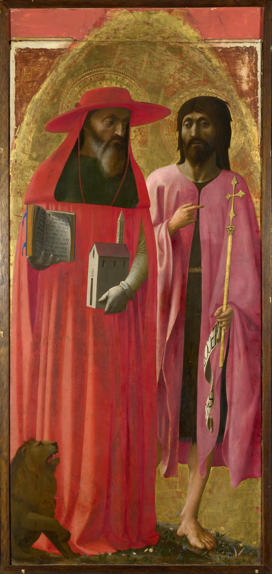 Santos Jerónimo y Juan Bautista - Masaccio