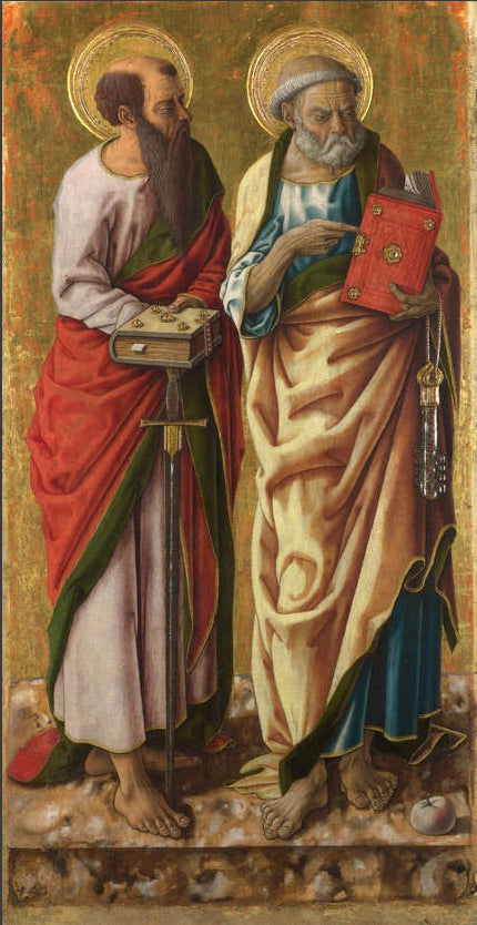 Santos Pedro y Pablo - Carlo Crivelli