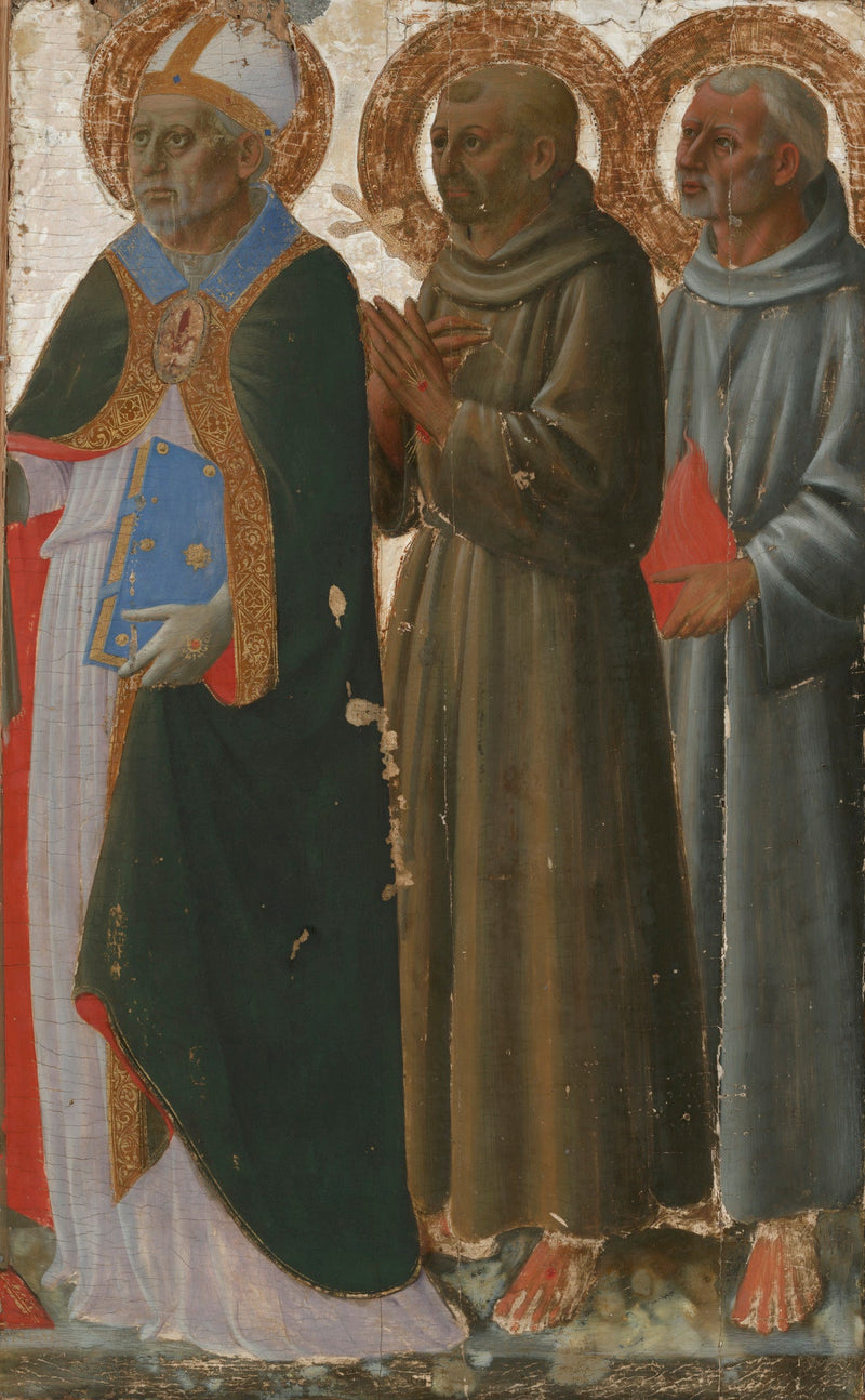 Santos Zénobe, François y Antoine de Padoue - Zanobi Strozzi