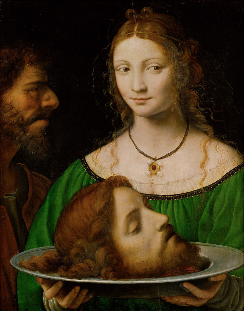 Salomé con la cabeza de Juan Bautista - Bernardino Luini