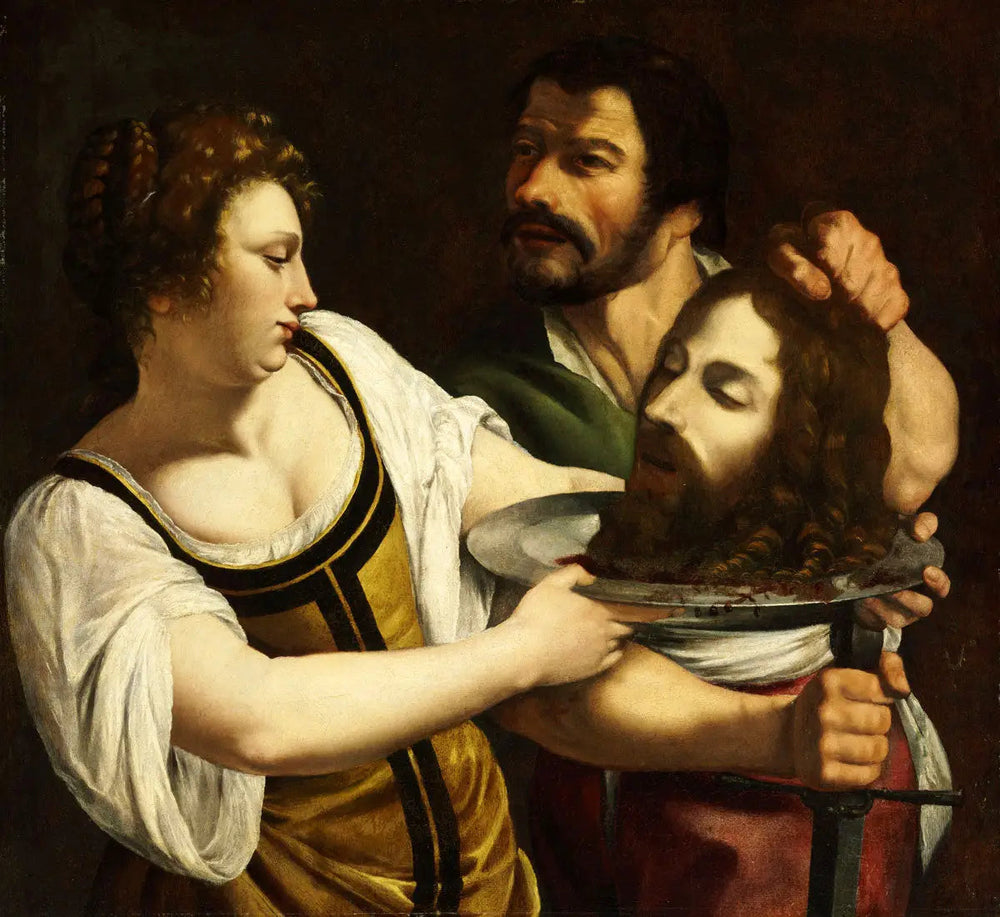 Salomé avec la tête de saint Jean-Baptiste - Artemisia Gentileschi image 1 copie de tableau peinte à la main