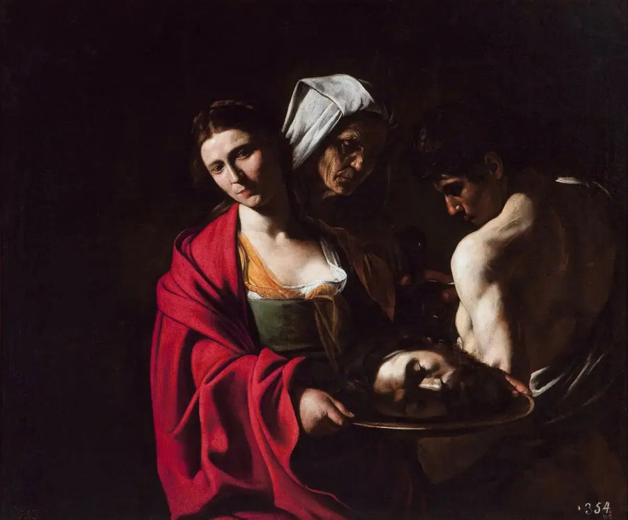 Salomé con la cabeza de san Juan Bautista - Caravaggio