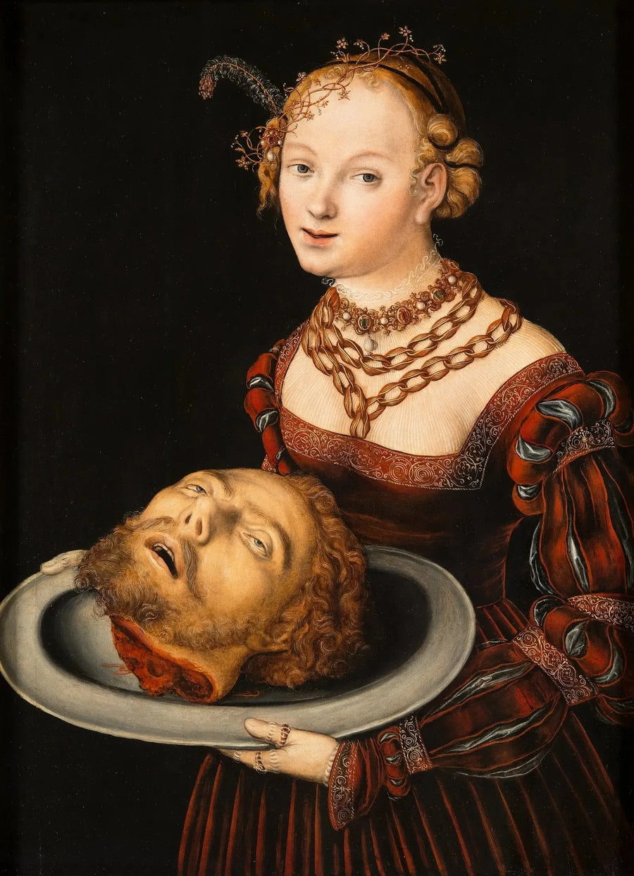 Salomé con la cabeza de san Juan Bautista - Lucas Cranach el Viejo