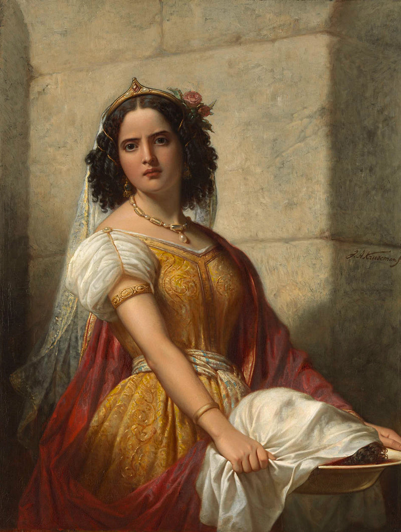 Salomé avec la tête de Jean-Baptiste - Jan Adam Kruseman