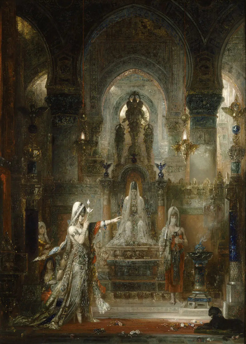 Salomé bailando frente a Herodes - Gustave Moreau