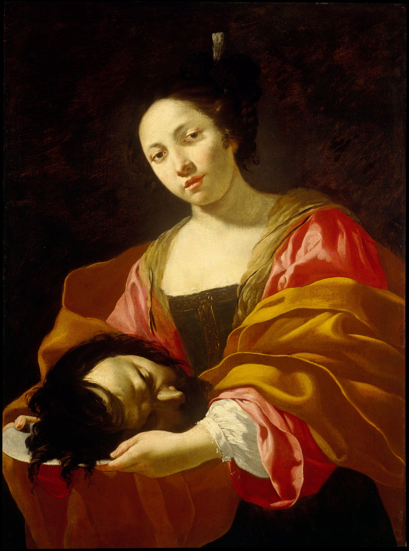 Salomé y la cabeza de San Juan Bautista - Simon Vouet