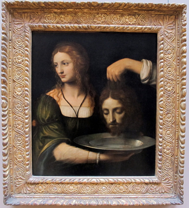 Salomé recibe la cabeza de san Juan Bautista - Bernardino Luini