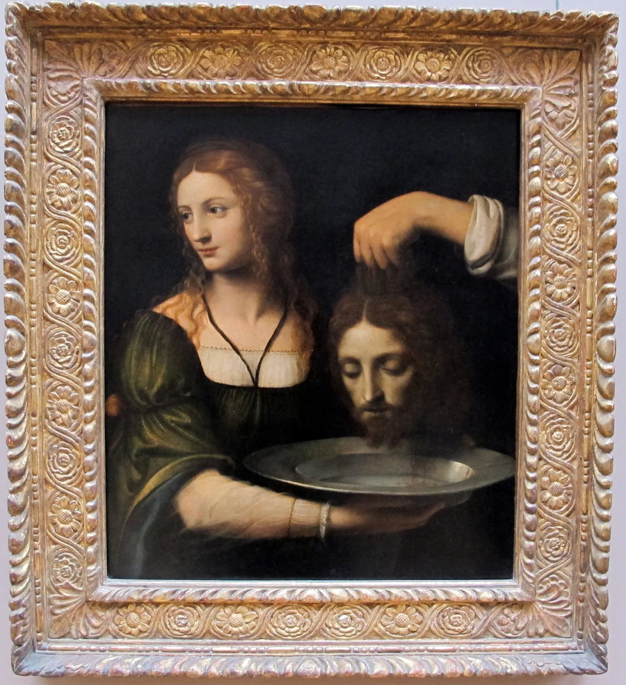 Salomé recibe la cabeza de san Juan Bautista - Bernardino Luini