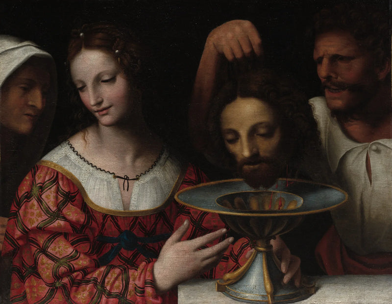 Salomé sosteniendo la cabeza de san Juan Bautista - Bernardino Luini