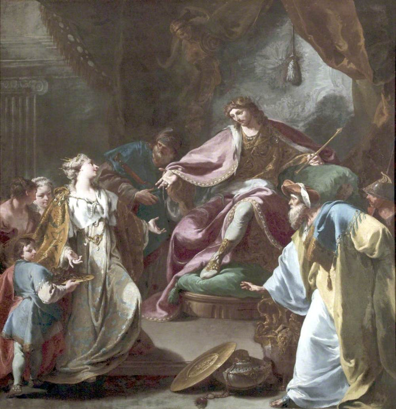 Salomón y la reina de Saba - Giovanni Battista Pittoni
