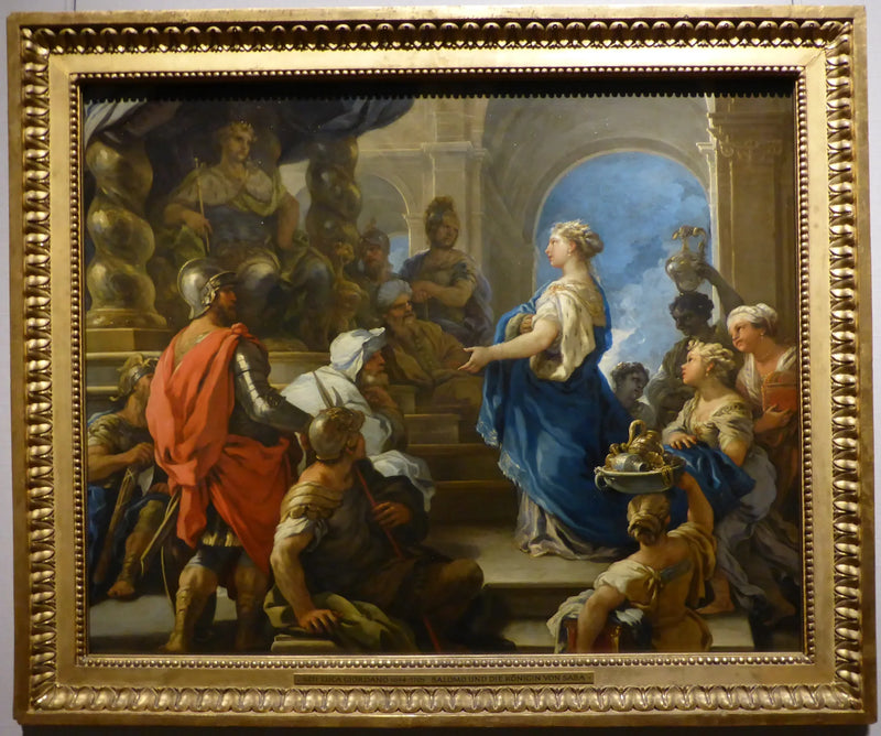 Salomón y la reina de Saba - Luca Giordano