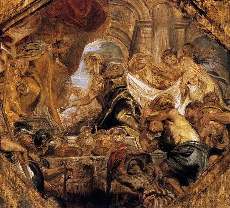 Salomón y la reina de Saba - Peter Paul Rubens
