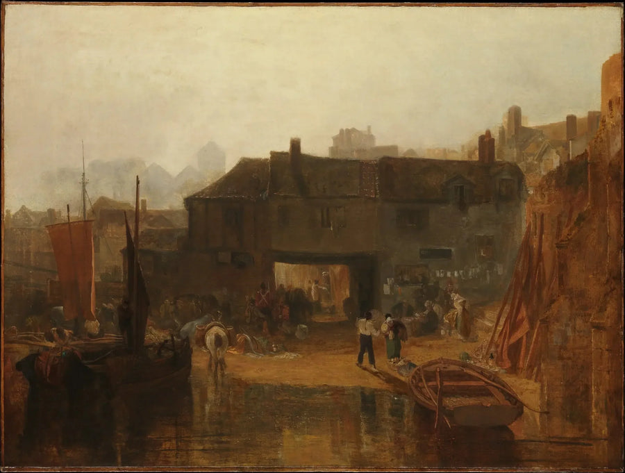 Saltash con el transbordador de agua, Cornwall - J. M. W. Turner