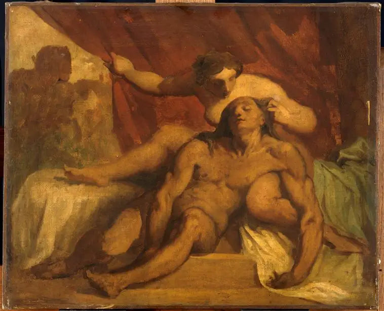 Sansón y Dalila - Honoré Daumier