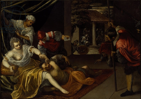 Sansón y Dalila - Jacopo Tintoretto