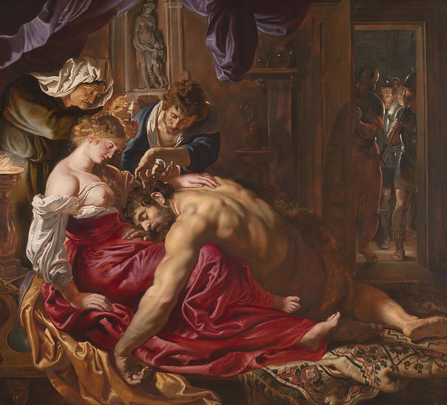 Sansón y Dalila - Peter Paul Rubens