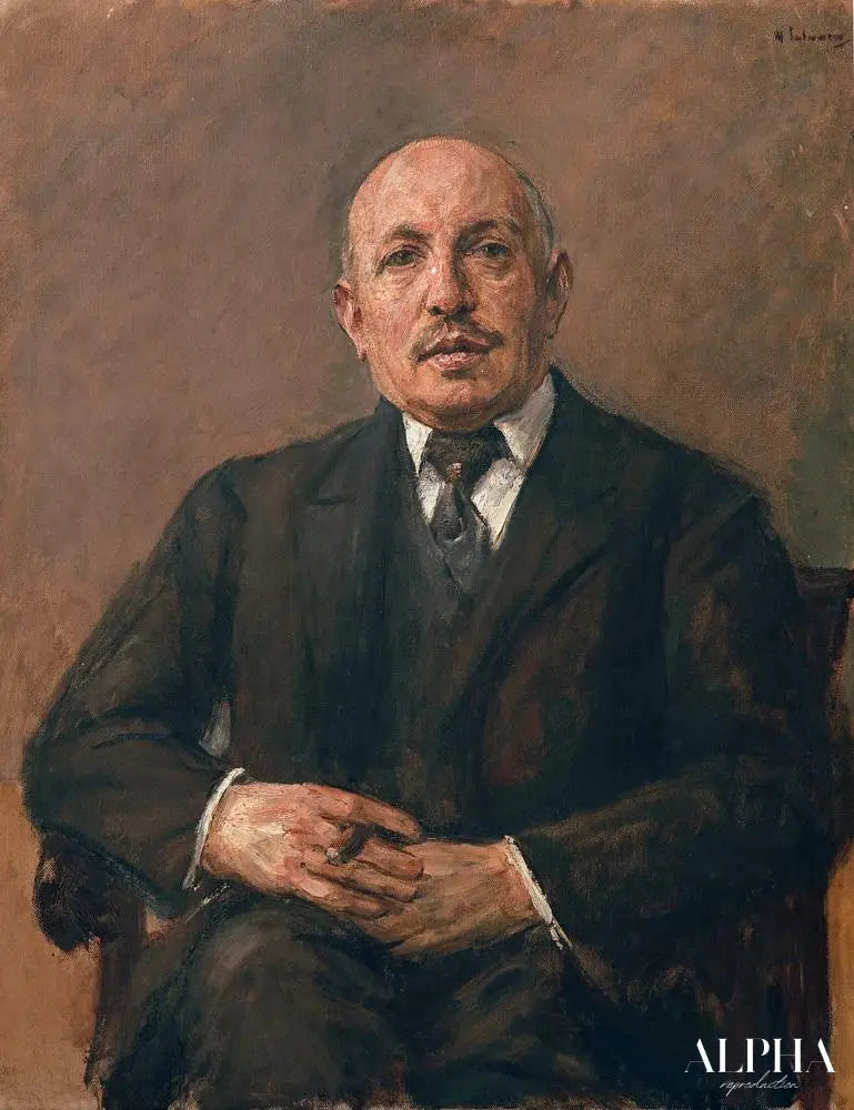 Samuel Fischer, Ölgemälde, 1915 - Max Liebermann - Reproductions de tableaux et peintures haut de gamme