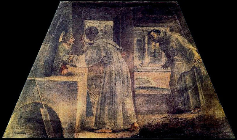 San Diego salva al niño dormido en el horno - Annibale Carracci