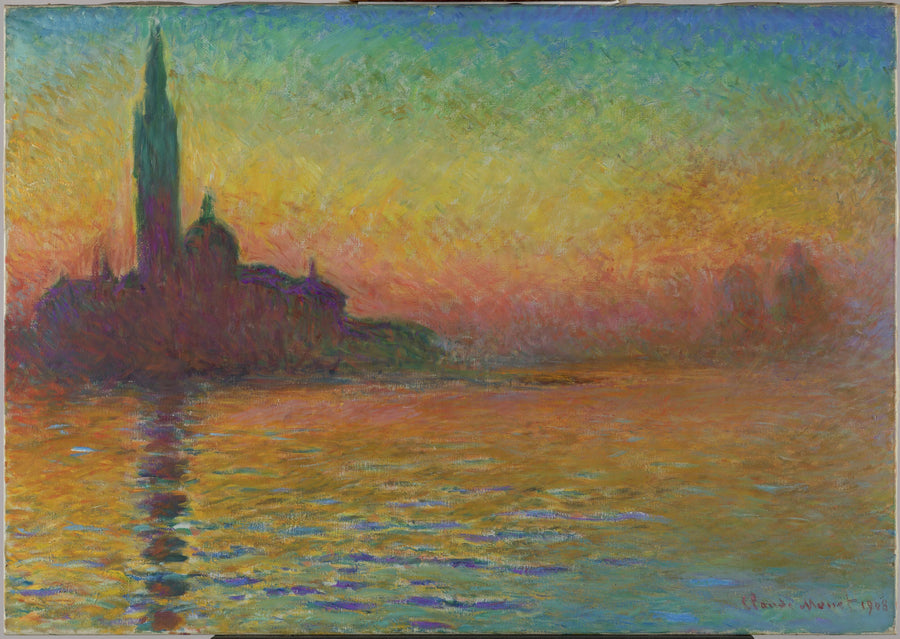 San Giorgio Maggiore al crepúsculo - Claude Monet