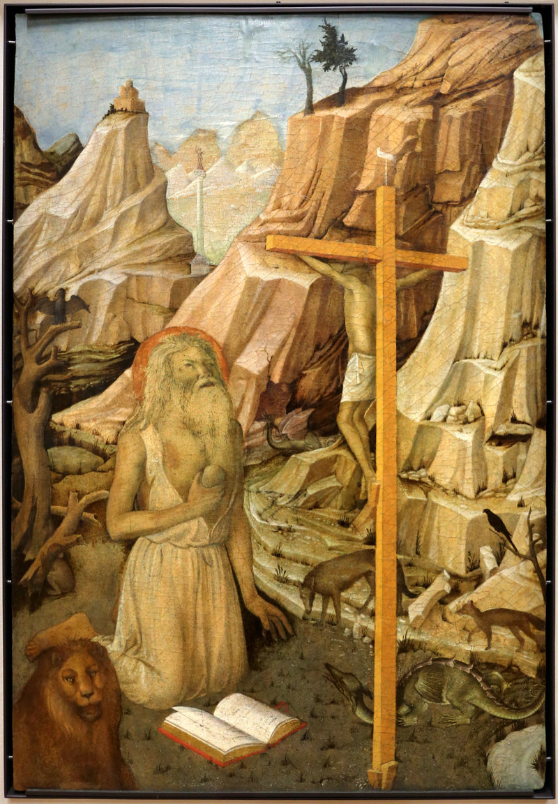 San Girloamo en el desierto - Iacopo Bellini