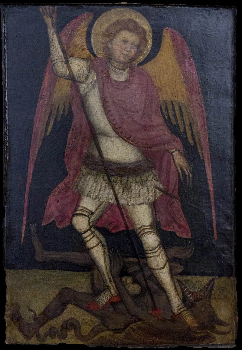 San Miguel Arcángel combate contra Satanás - Guariento di Arpo