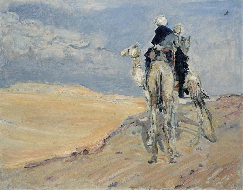 Tormenta de arena en el desierto libio - Max Slevogt