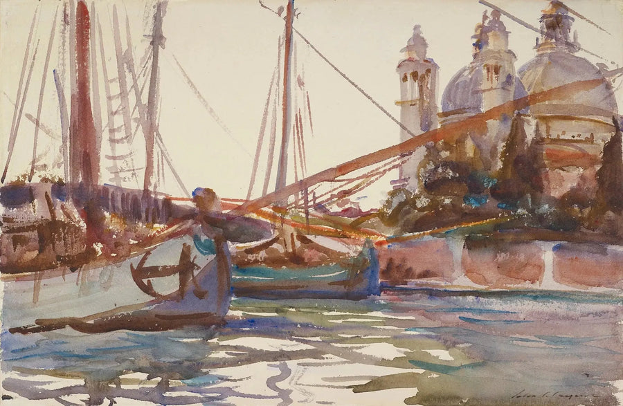 Santa Maria della Salute, Venecia - John Singer Sargent