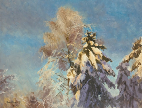 Abetos cargados de nieve - Bruno Liljefors