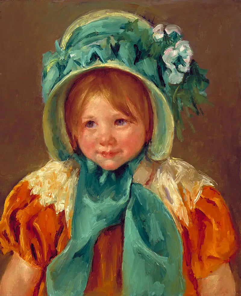 Sara con el gorro verde - Mary Cassatt
